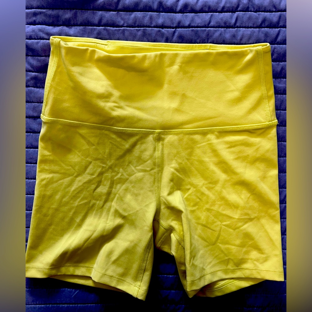 Neon biker shorts by Target